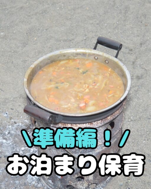 🍛 2，カレーの材料決め
カレーの科学絵本を参考にしているようです。📖✨

🥕 3，カレーの材料決め
グループで話し合い、決まった材料を記入しています。📝✨ まだ慣れない文字をひらがな表を見ながら書いています。😊

🔥 4，話し合い
キャンプファイヤーでやりたいことを話しあっています。🔥 やりたい事が沢山あったようです。🎶✨

🏕️ 5，キャンプファイヤーごっこ
沢山の案の中から決めきれず、実際に部屋を暗くし、キャンプファイヤーの雰囲気の中で決めました。🌙🔥

👻 6，暗い部屋で少しだけ怖い話
幼稚園で過ごす初めての夜を楽しみにできたらいいなと思い、暗い部屋で夜の雰囲気を感じながら、少しだけ怖い話紙芝居を読みました。🌃📖

#お泊まり保育 #カレー #キャンプファイヤ #怖い話 #夏